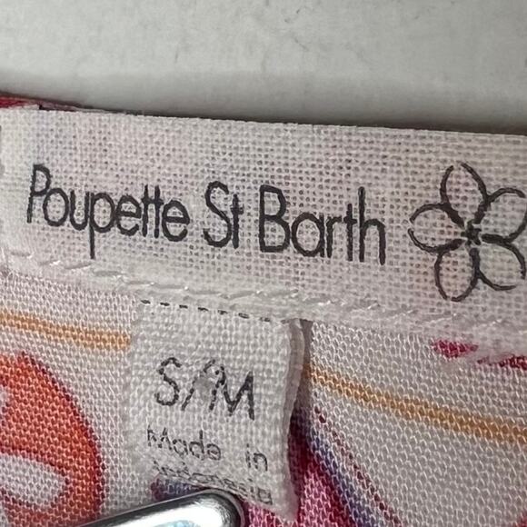 Poupette St. Barth Amaya Long Cover Up Midi Kaftan Dress Size S/M - Picture 4 of 9